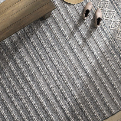 Beige Blue Dekel Area Rug