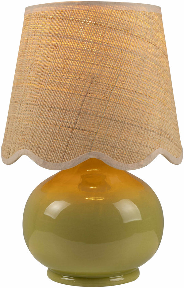 Theisseil Olive Green Table Lamp