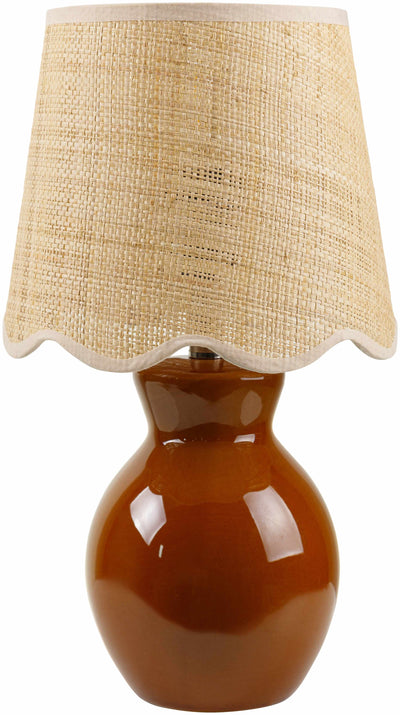 Salgareda Red Rattan Table Lamp