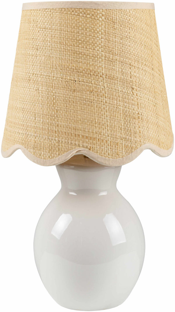 Salgareda White Ceramic Table Lamp