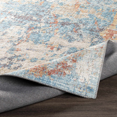 Stalling Rust&Blue Contemporary Rug