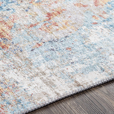 Stalling Rust&Blue Contemporary Rug