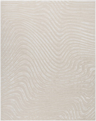 Stonecrest Cream Carved Wool&Viscose Rug