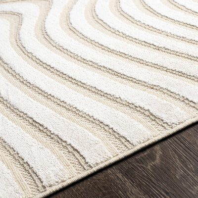 Stonecrest Cream Carved Wool&Viscose Rug