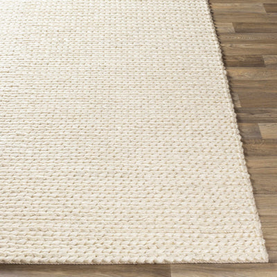 Stollings Ivory Handmade Wool Rug