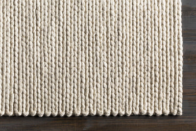 Stollings Ivory Handmade Wool Rug