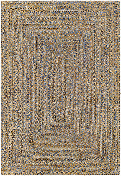 Druce Jute & Blue Jean Rug