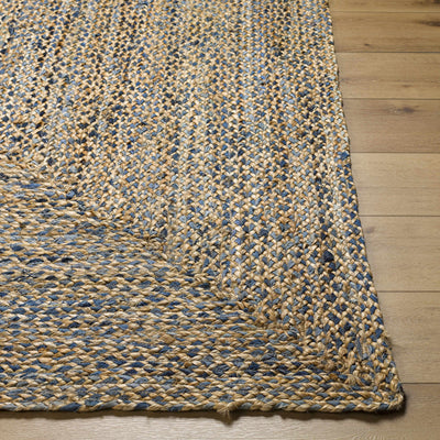 Druce Jute & Blue Jean Rug