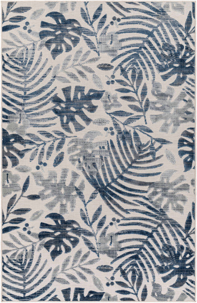 Ekin Navy Indoor & Outdoor Rug - Clearance