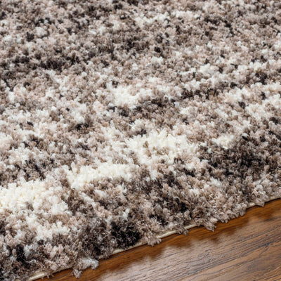 Admon Brown Plush Area Rug