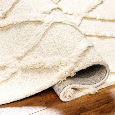 Adica Cream Wool Area Rug