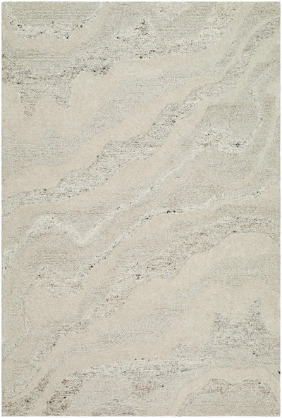 Siani Cream Wool Area Rug