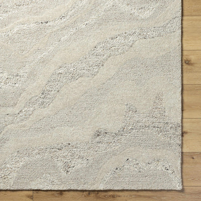 Siani Cream Wool Area Rug