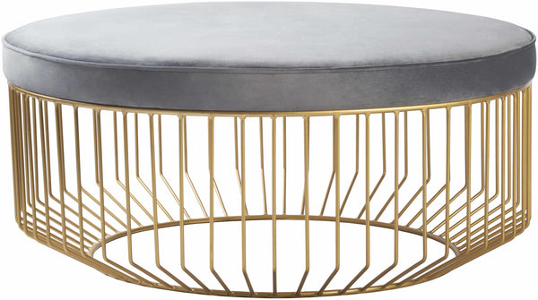 Adilcevaz Gold Cage Top Stool