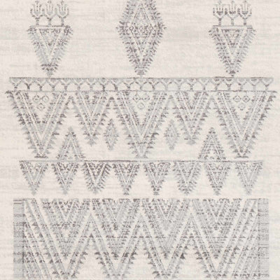 Wakita Light Gray Tribal Rug