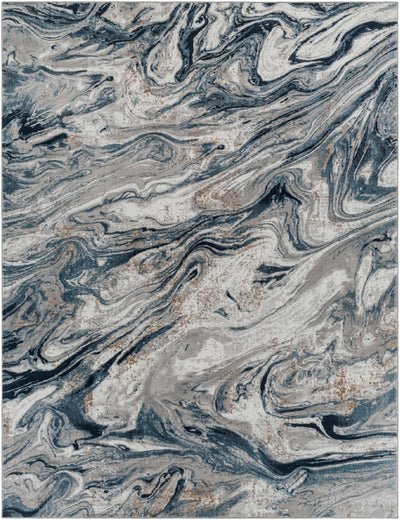 Tabogon Blue Marble Rug - Clearance