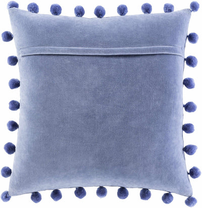 Tayabo Blue Square Throw Pillow