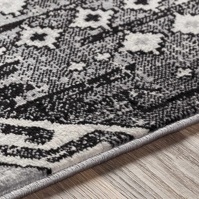 Thatcham Black Aztec Rug - Clearance