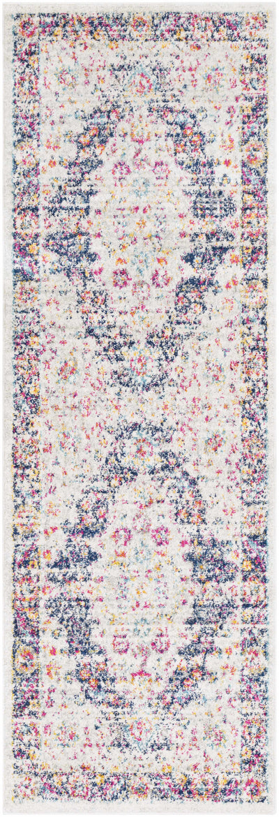 Thorsby Magenta & Cream Area Rug