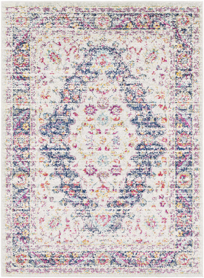 Thorsby Magenta & Cream Area Rug