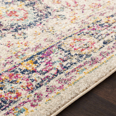 Thorsby Magenta & Cream Area Rug