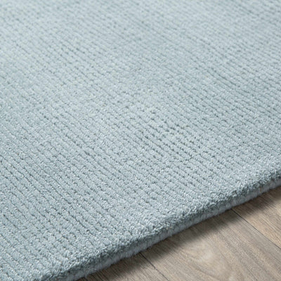 Brockton Solid Wool Dusty Sage Area Rug