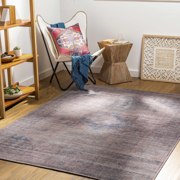 Tinalmud Washable Printed Jute Rug - Clearance