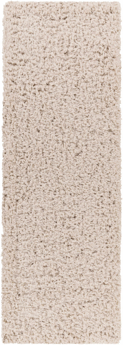 Siari Solid Oatmeal Shag Rug