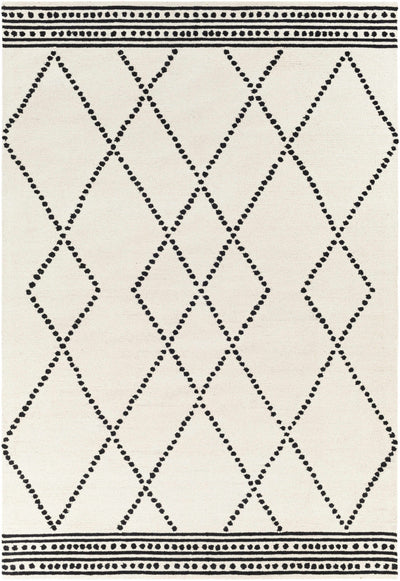 Tamayo Cream&Black Wool Rug