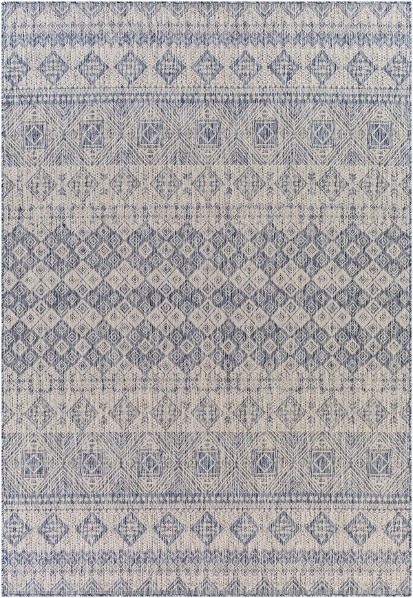 Ramon Gray & Blue Area Rug - Clearance