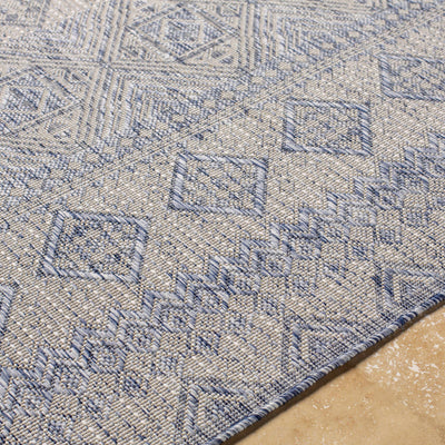 Ramon Gray & Blue Area Rug - Clearance