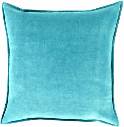 Torpoint Aqua Square Throw Pillow