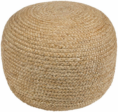 Kaumakani Knitted Jute Round Pouf