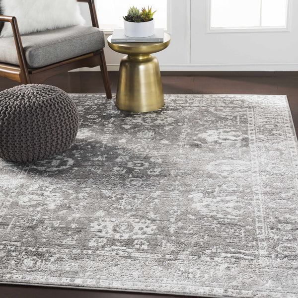 Tripp Distressed Gray Rug