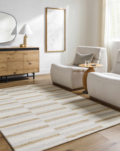 Toren Broken-Striped Area Rug