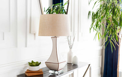 Tuka Tan Ceramic Table Lamp