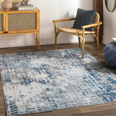 Sandown Blue Area Rug - Clearance