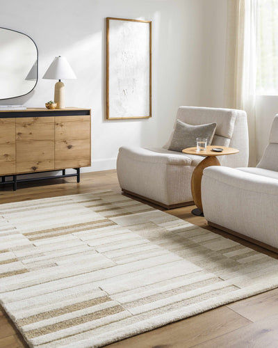 Tavia Broken-Striped Area Rug