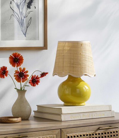 Theisseil Yellow Table Lamp