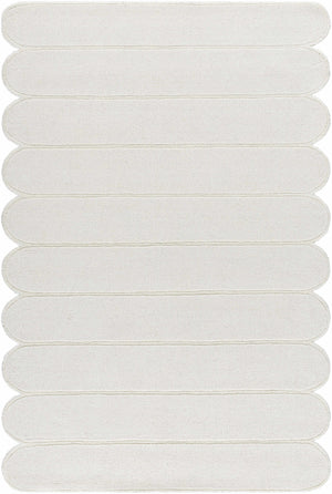 Tayte White Abstract Area Rug