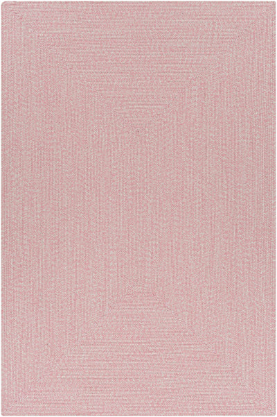 Pink Braided Faux Jute Carpet - Clearance