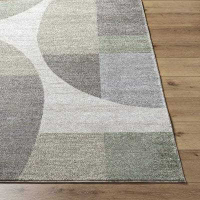 Trini Taupe Geometric Area Rug