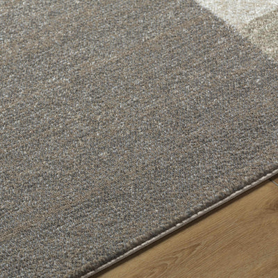 Trini Taupe Geometric Area Rug