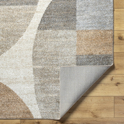 Trini Brown Geometric Area Rug