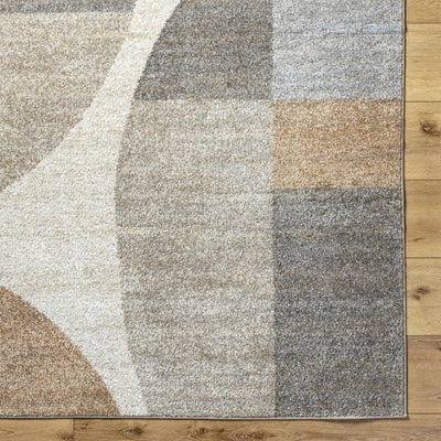 Trini Brown Geometric Area Rug