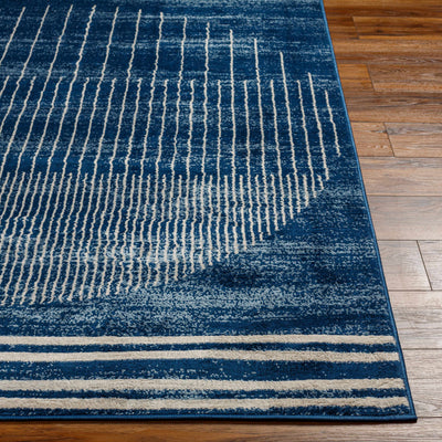 Urja Geometric Blue Area Rug