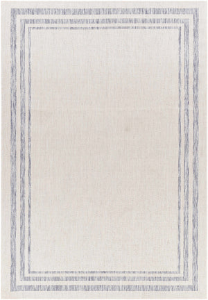 Teja Cream & Blue Area Rug