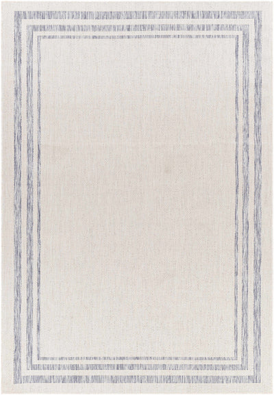 Teja Cream & Blue Area Rug