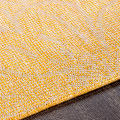 Valmora Yellow Floral Outdoor Rug - Clearance