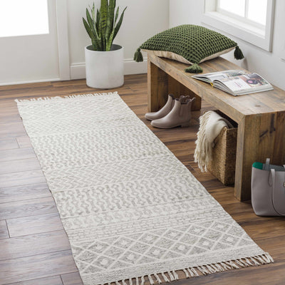 Valyermo Beige Hand Woven Area Rug